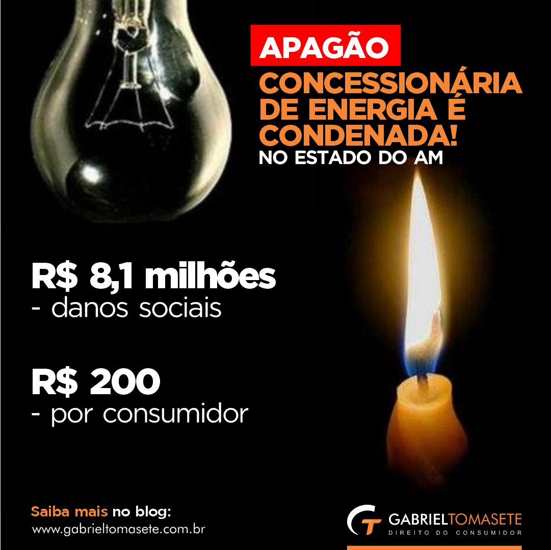 Apagão de energia gera indenização por danos sociais em R$ 8,1 milhões 